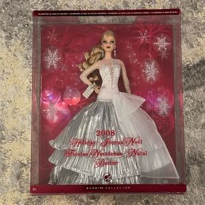 2008 Holiday BARBIE DOLL 20th Anniversary Collector RARE